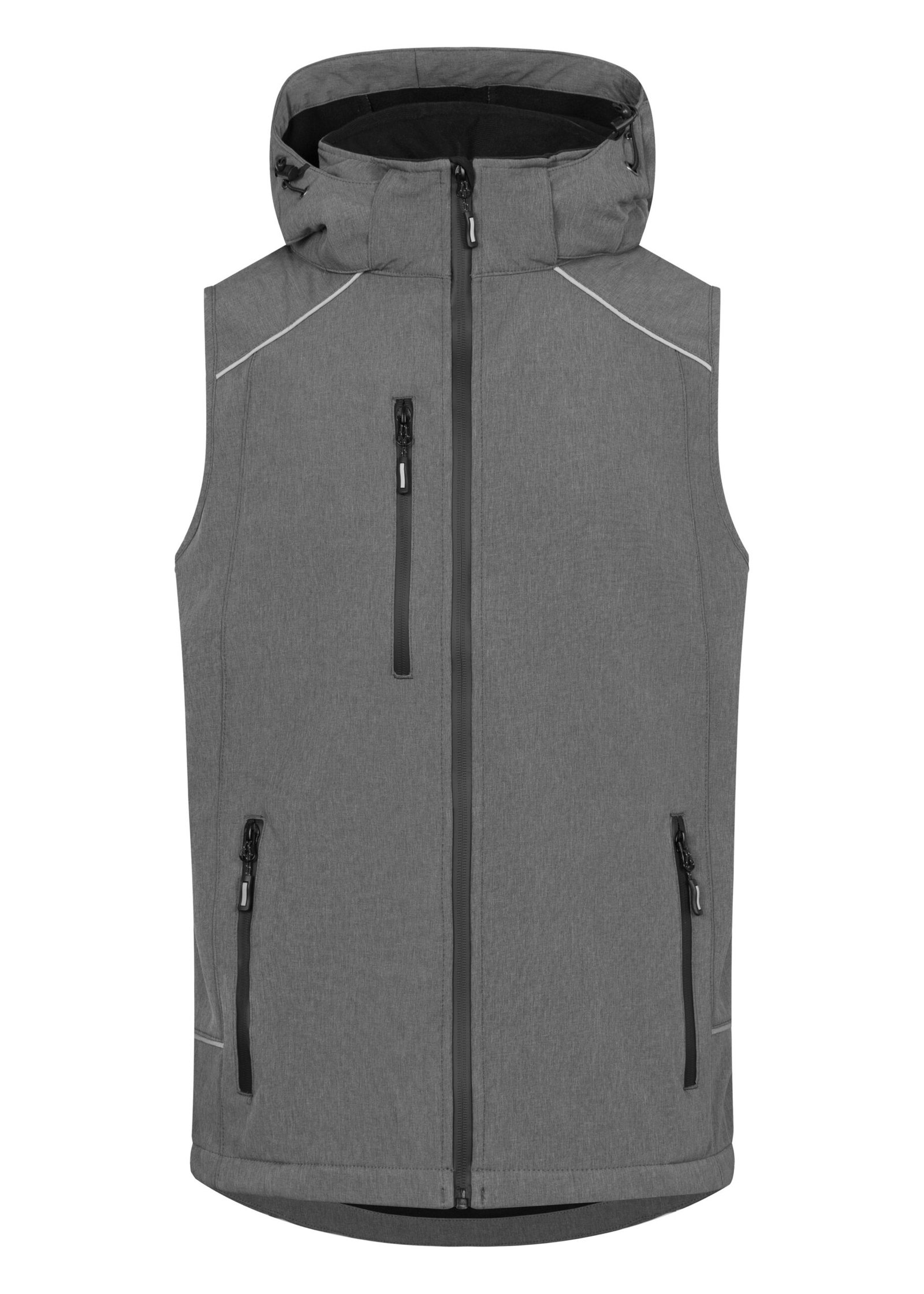 Bodywarmer en Softshell avec capuche