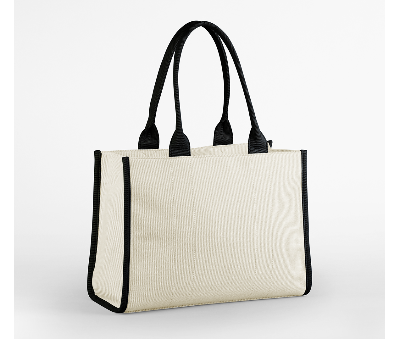 Large tote bag bicolore