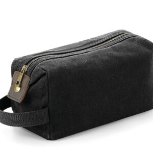 Trousse de toilette en toile cirée traditionnelle