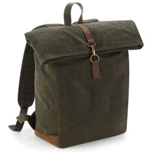 Sac à dos en toile cirée traditionnel