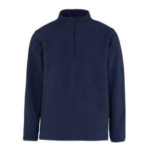 Polaire col zippé recyclé