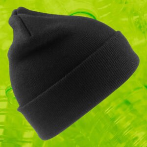 Bonnet épais en polyester recyclé – bonnet personnalisé
