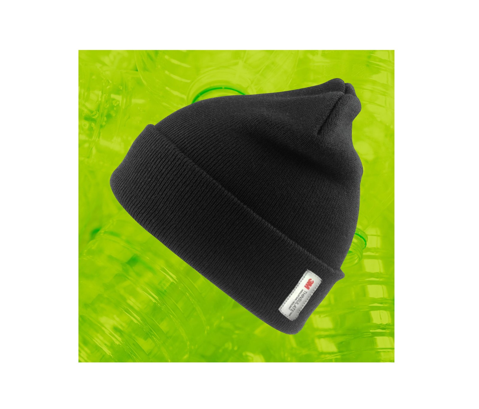 Bonnet Thinsulate™ en polyester recyclé – bonnet personnalisé
