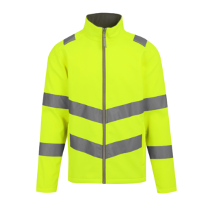 Veste Softshell 2 couches visibilité augmentée – vêtement haute visibilité personnalisé