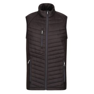Bodywarmer bi-matière homme – bodywarmer personnalisé