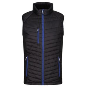 Bodywarmer bi-matière homme
