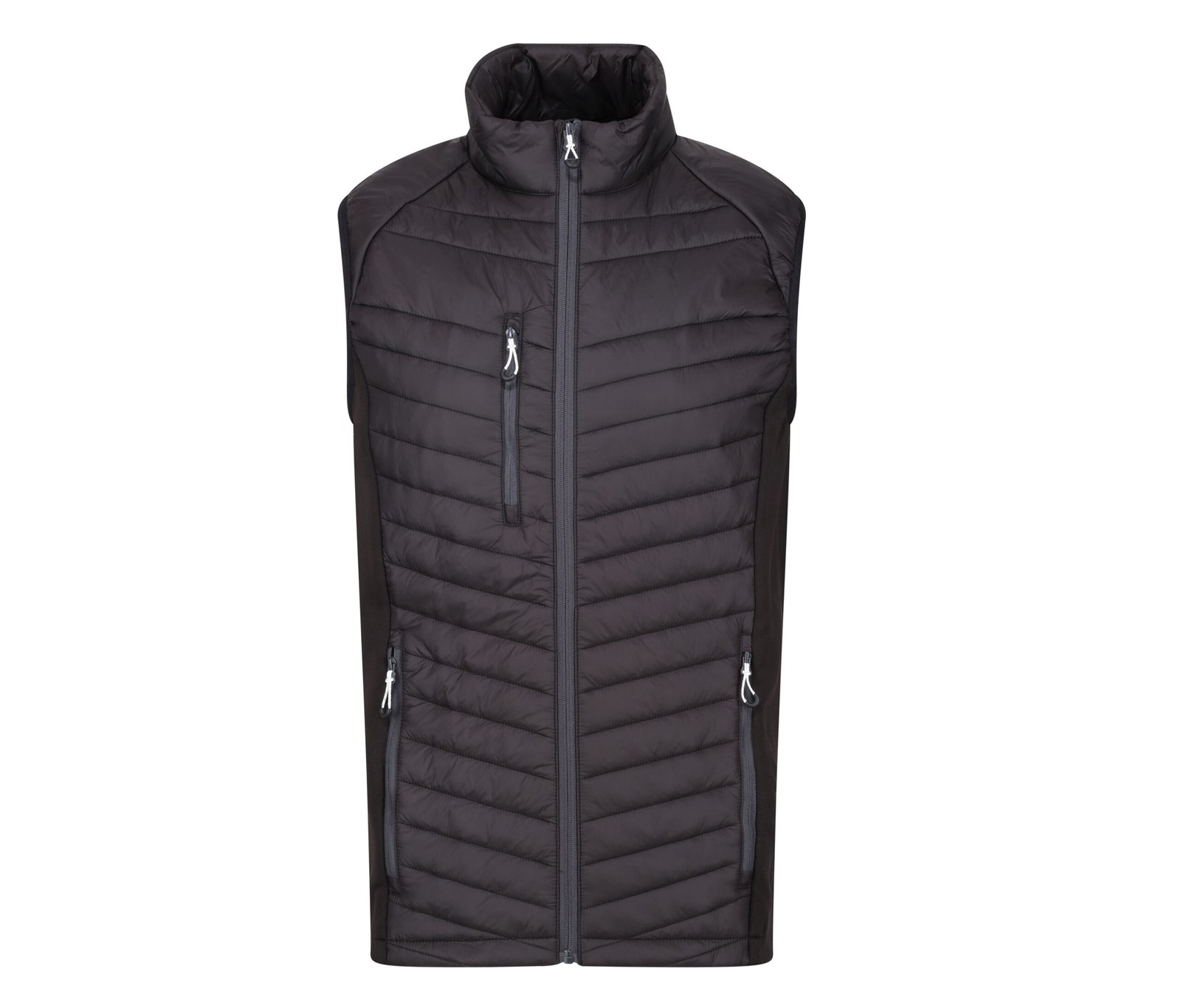 Bodywarmer bi-matière homme