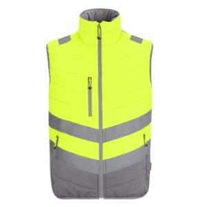 Bodywarmer matelassé visibilité augmentée – bodywarmer personnalisé