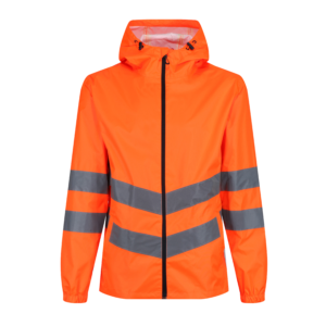 Veste imperméable visibilité augmentée