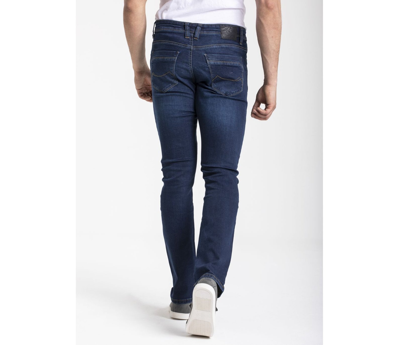 Jean homme ajusté stretch stone brossé
