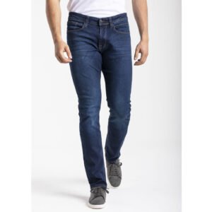 Jean homme ajusté stretch stone brossé – pantalon personnalisé