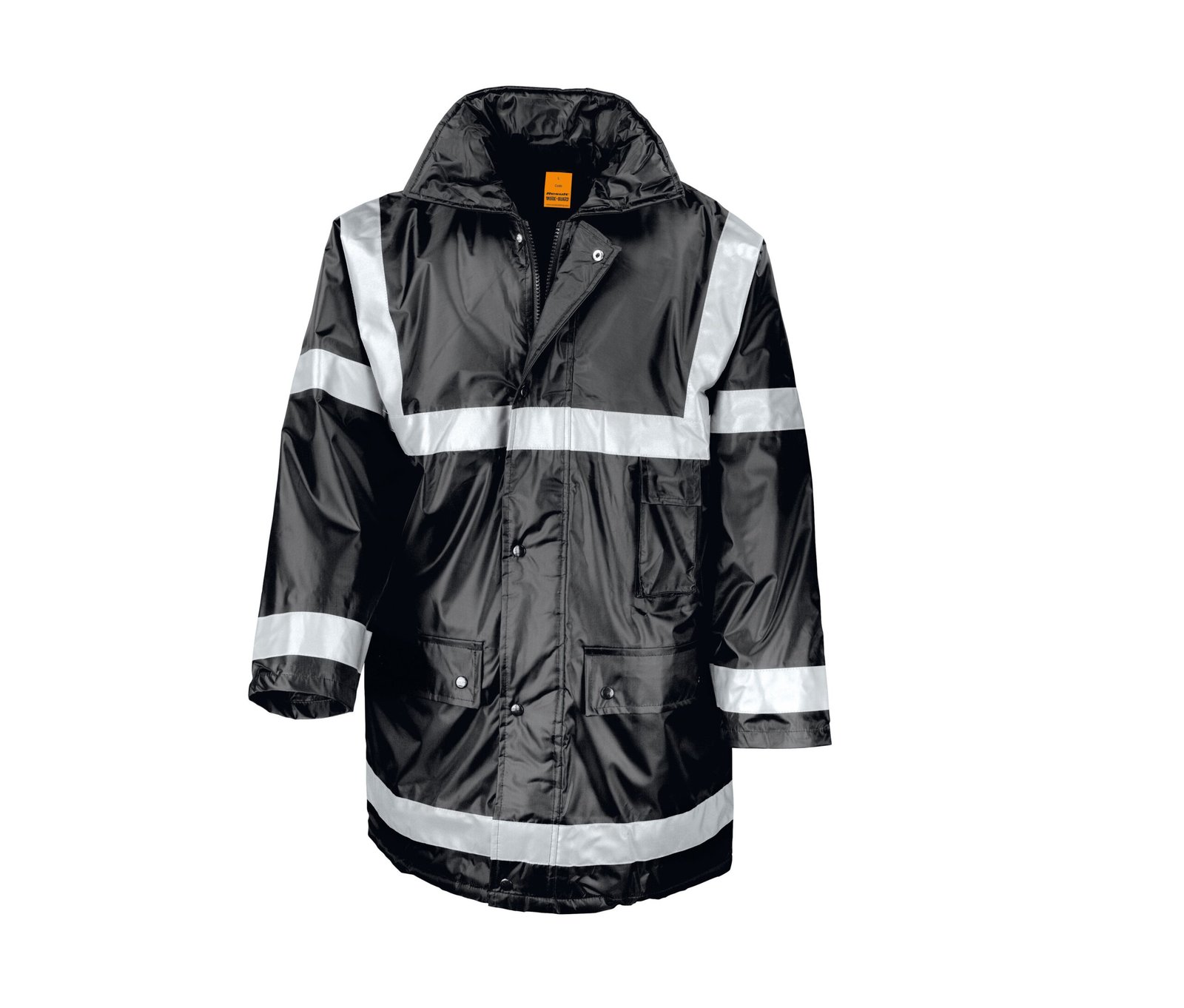 Parka bandes rétro réfléchissantes – vêtement haute visibilité personnalisé