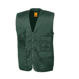 Gilet reporter multi-poches polycoton – bodywarmer personnalisé