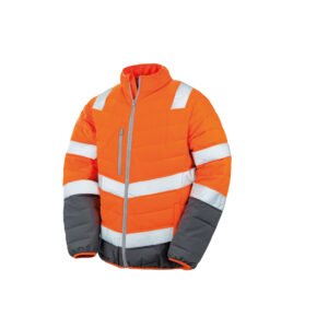 Veste matelassée visibilité augmentée – vêtement haute visibilité personnalisé