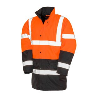 Parka de sécurité bicolore – vêtement haute visibilité personnalisé