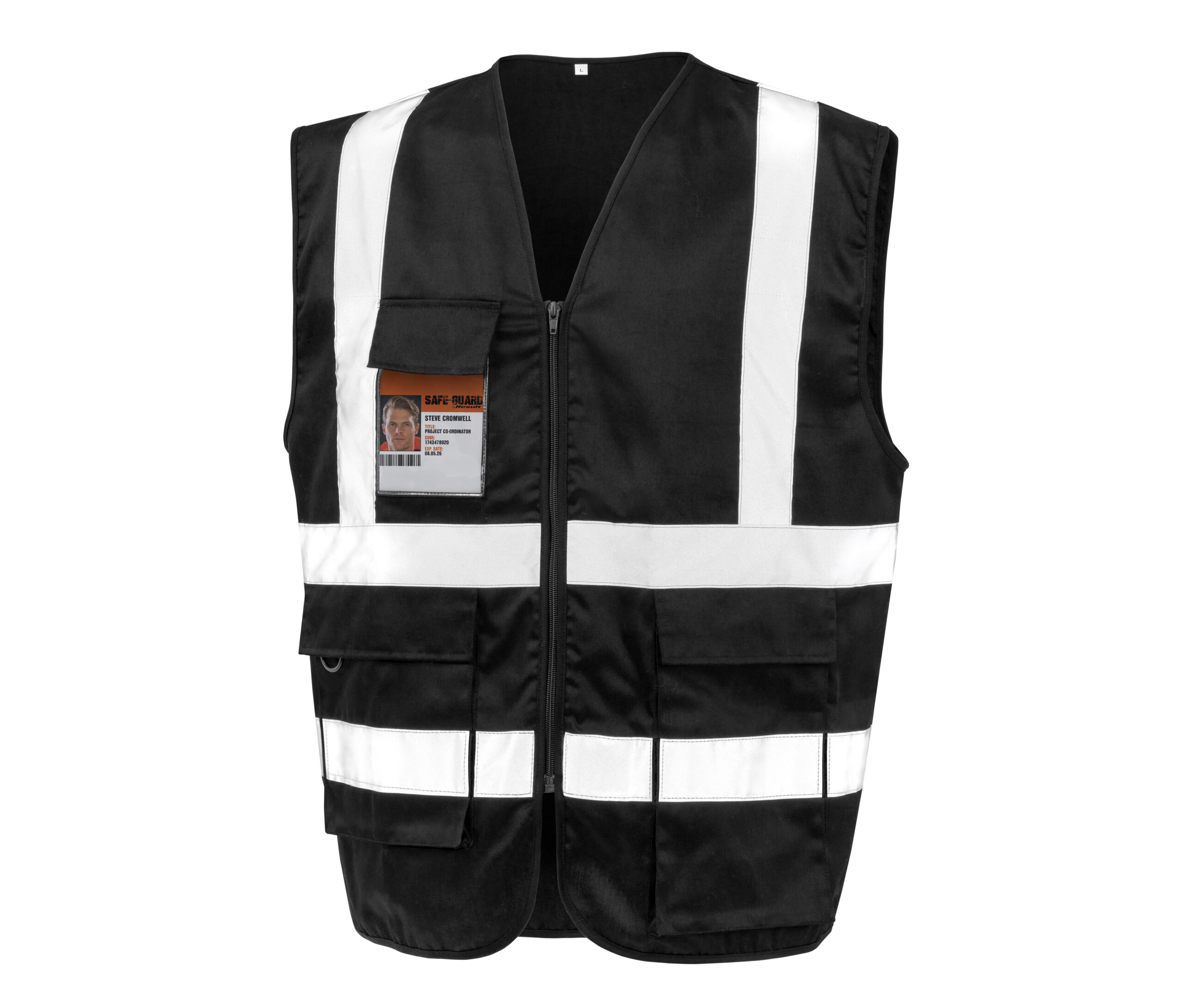 Gilet de sécurité en polycoton – Image 2