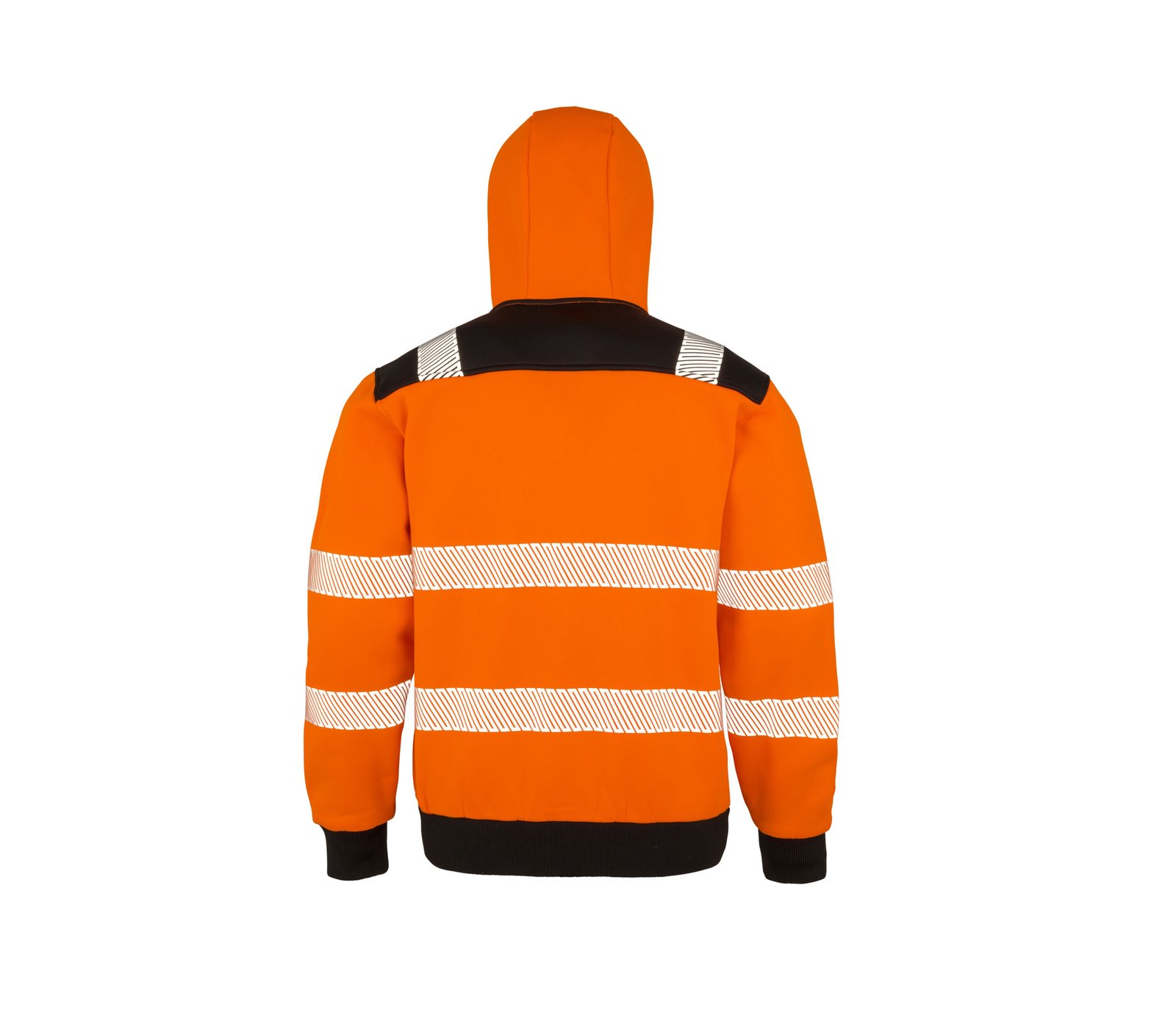 Sweat capuche zippé HV en polyester recyclé