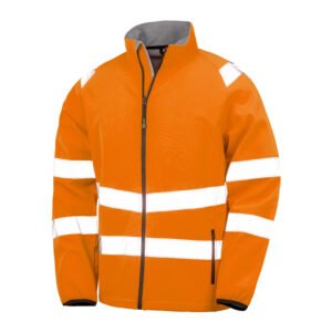 Veste Softshell 2 couches visibilité augmentée – vêtement haute visibilité personnalisé