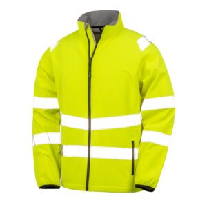 Veste Softshell 2 couches visibilité augmentée