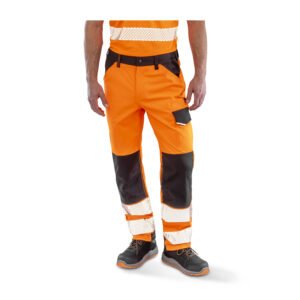 Pantalon stretch visibilité augmentée – vêtement haute visibilité personnalisé