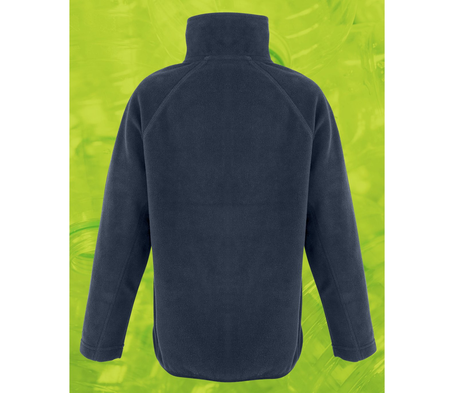 Polaire col zippé enfant en polyester recyclé