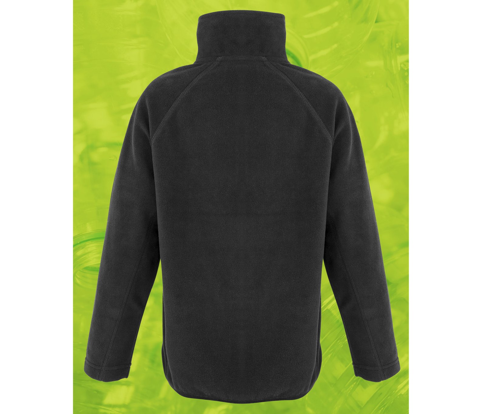 Polaire col zippé enfant en polyester recyclé