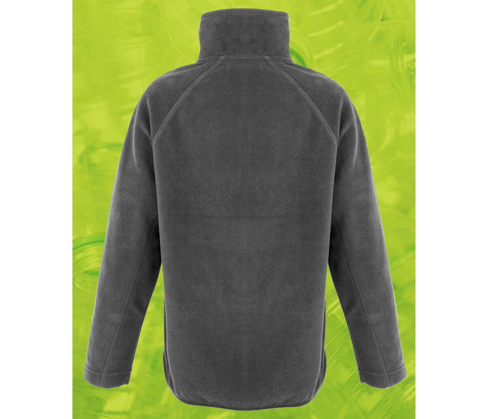 Polaire col zippé enfant en polyester recyclé