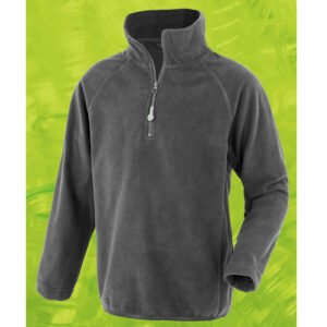 Polaire col zippé enfant en polyester recyclé