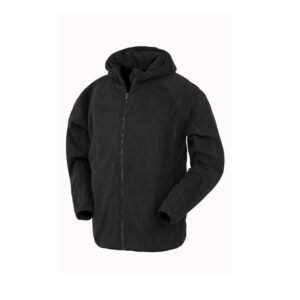 Polaire capuche en polyester recyclé