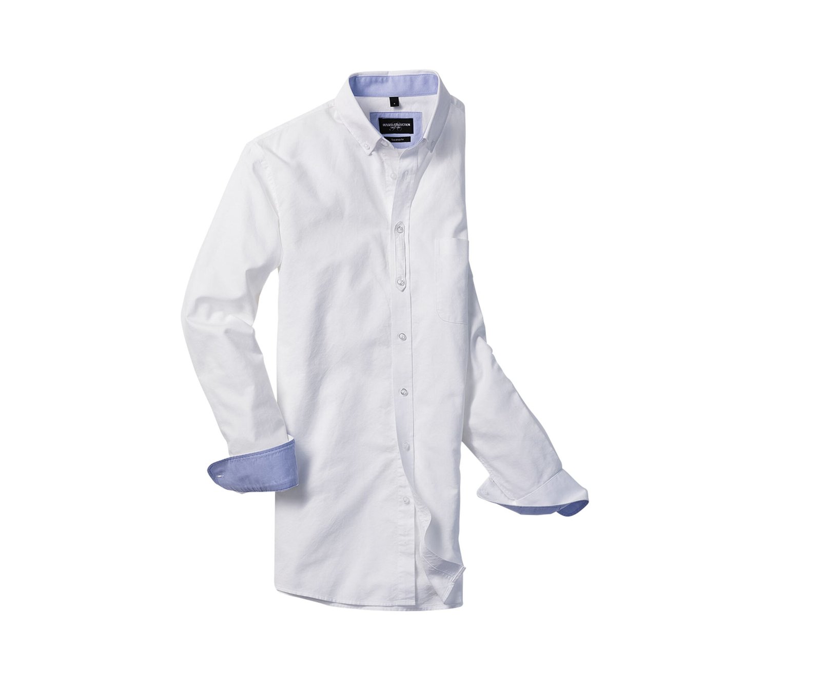 MEN'S LONG SLEEVE TAILORED WASHED OXFORD SHIRT