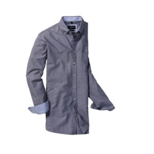 MEN'S LONG SLEEVE TAILORED WASHED OXFORD SHIRT – chemise personnalisée