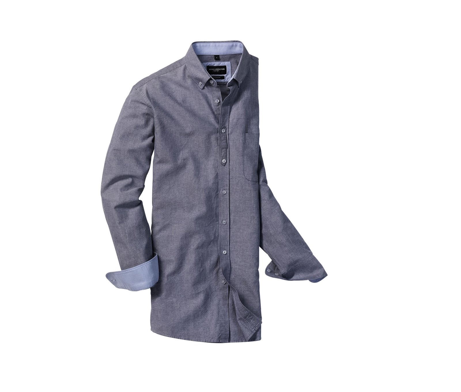 MEN'S LONG SLEEVE TAILORED WASHED OXFORD SHIRT – chemise personnalisée