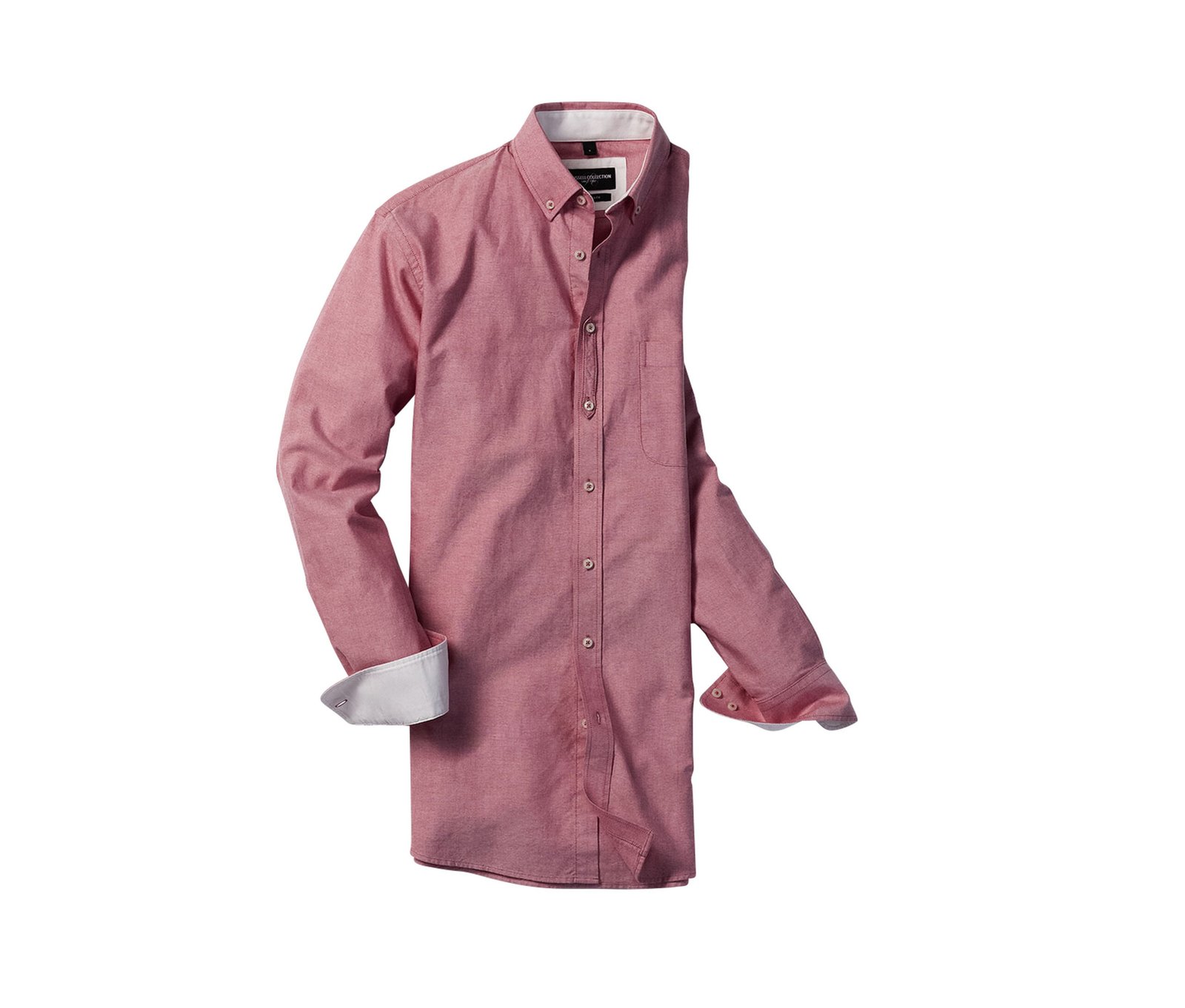 MEN'S LONG SLEEVE TAILORED WASHED OXFORD SHIRT