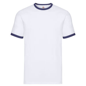 Tee-shirt bords côtes contraste