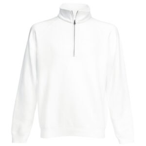 Sweat manches raglan col zippé – sweat personnalisé