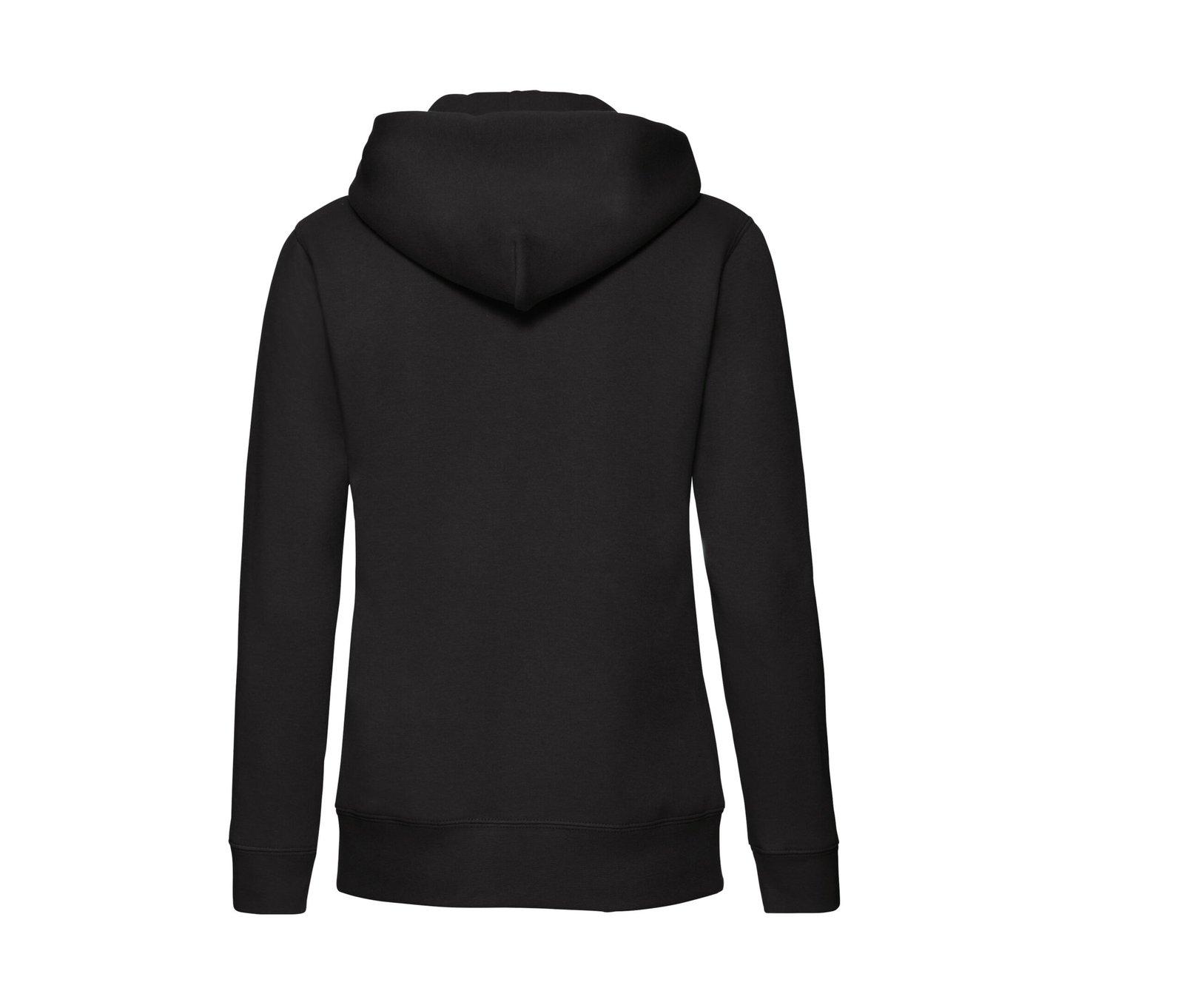 Sweat capuche grand zip femme