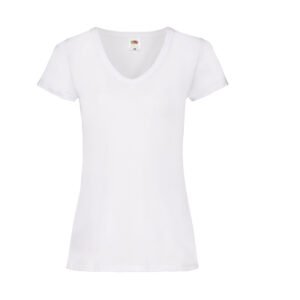 Tee-shirt col V femme valueweight – t-shirt personnalisé