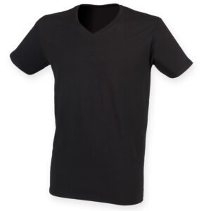 Tee-shirt stretch col V homme