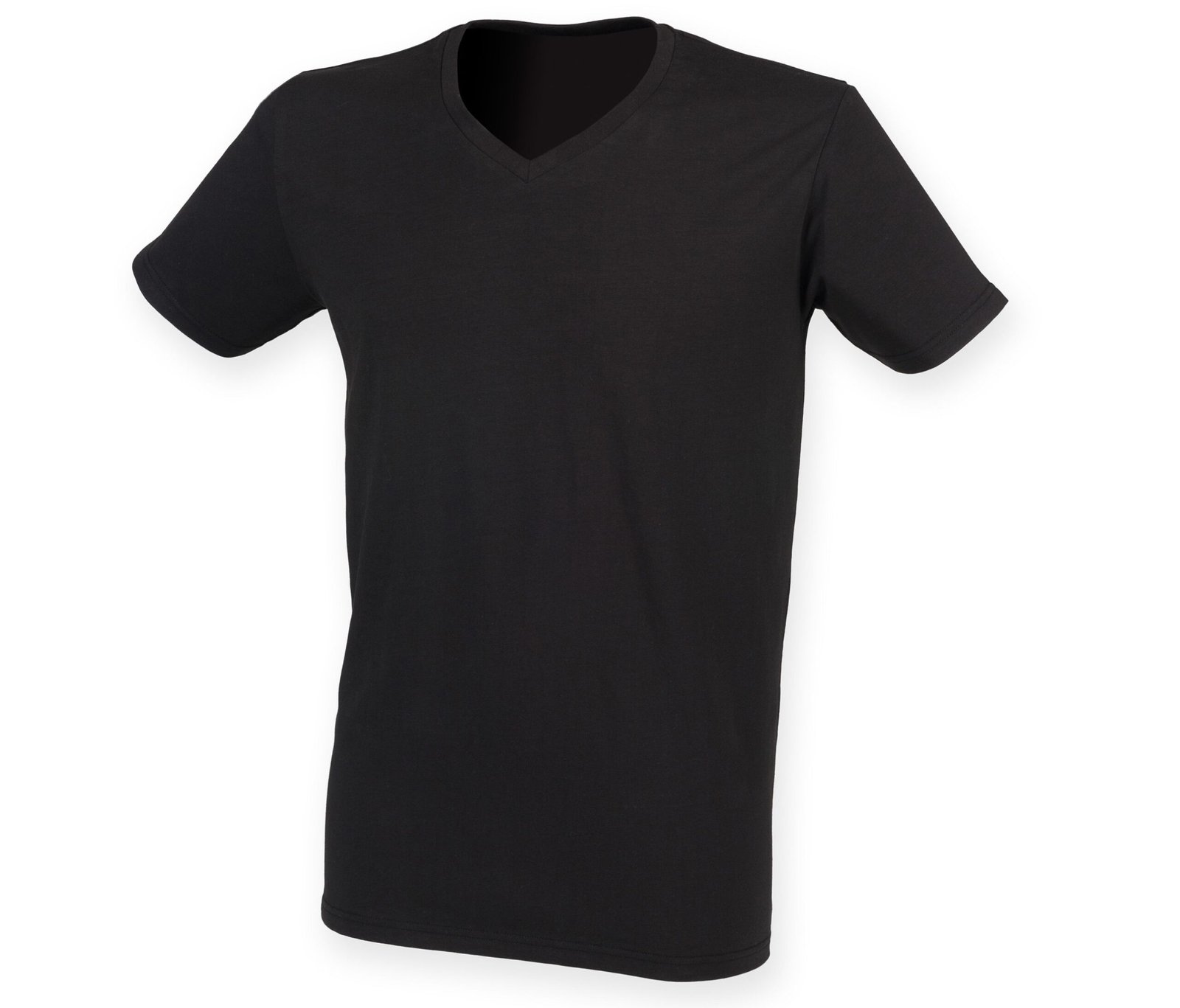 Tee-shirt stretch col V homme