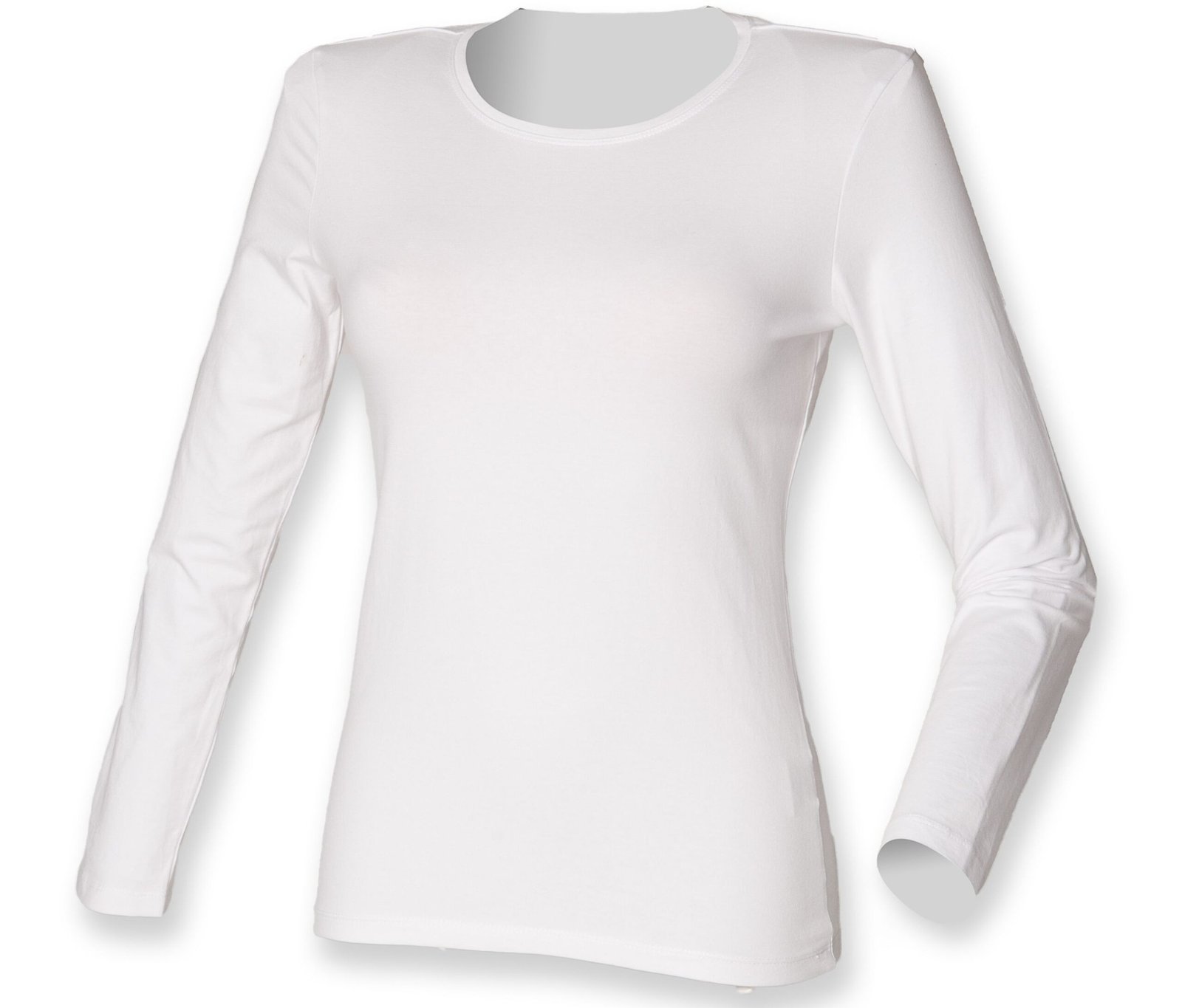 Tee-shirt stretch femme manches longues