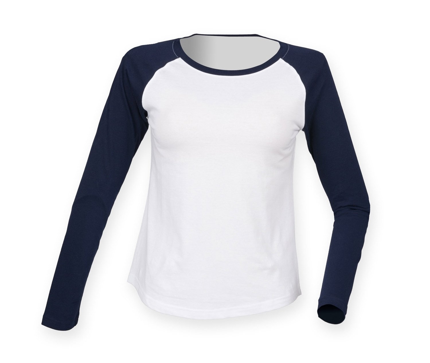 Tee-shirt baseball manches longues femme