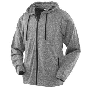 Tee-shirt de sport zippé à capuche femme – textile sportif personnalisé