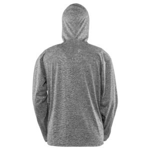 Tee-shirt de sport zippé à capuche homme