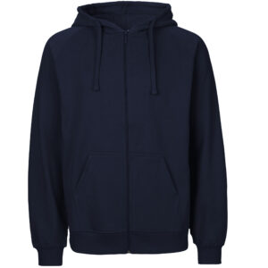 Sweat à capuche zippé en coton Tiger