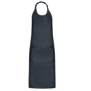 Tablier à bavette polycoton avec poche