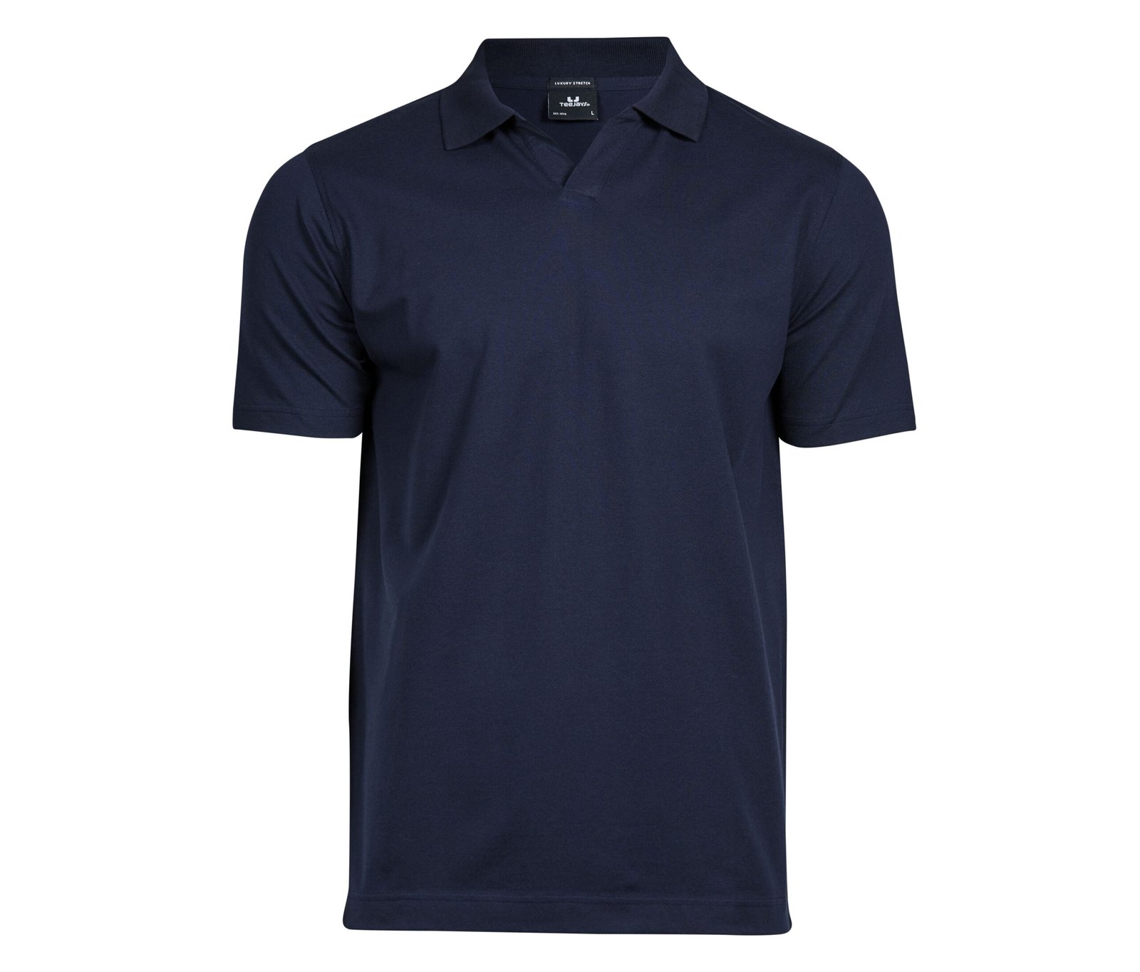 Polo stretch col V homme Bio