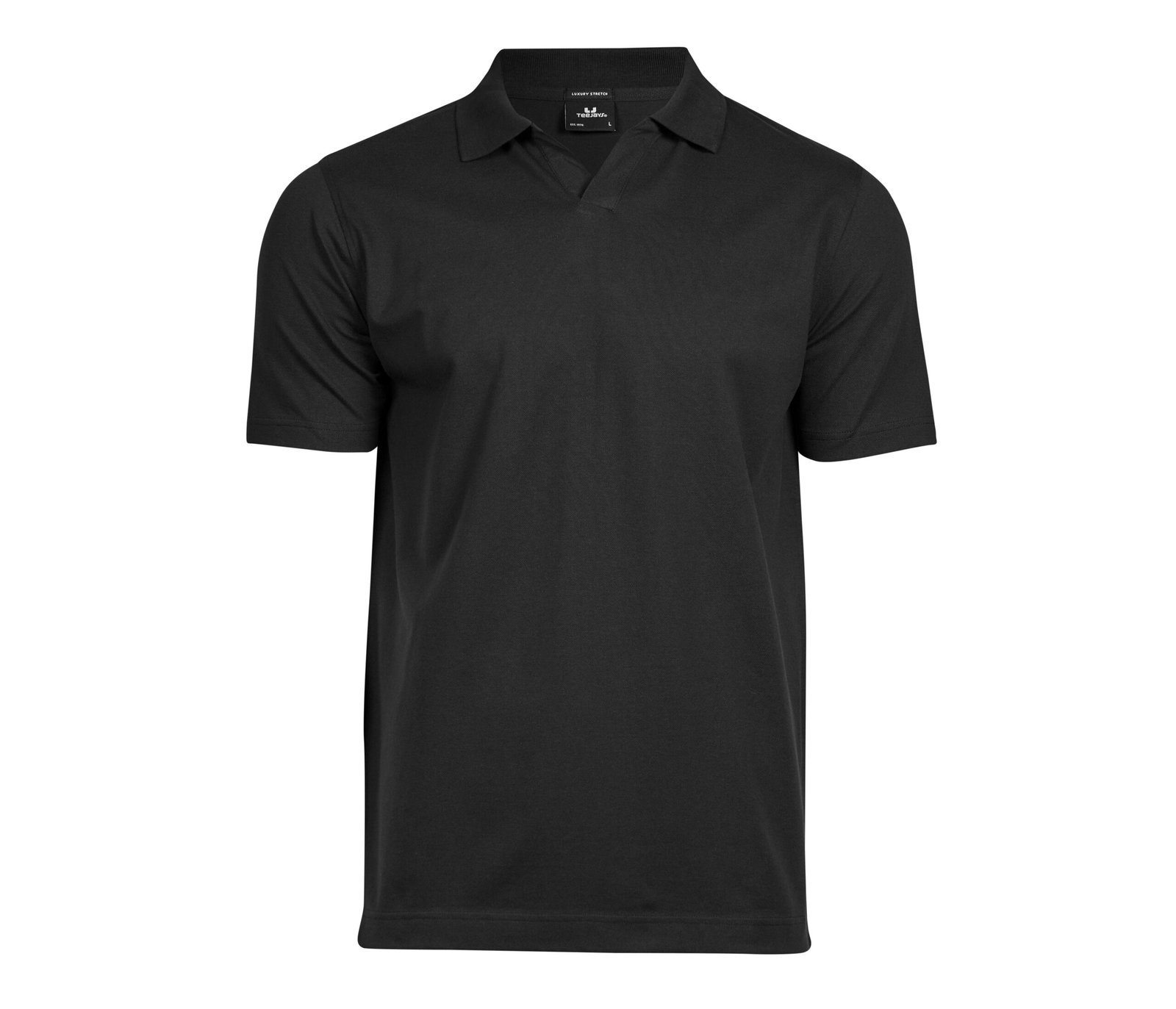 Polo stretch col V homme Bio