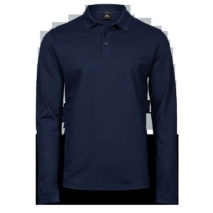 Polo stretch manches longues homme