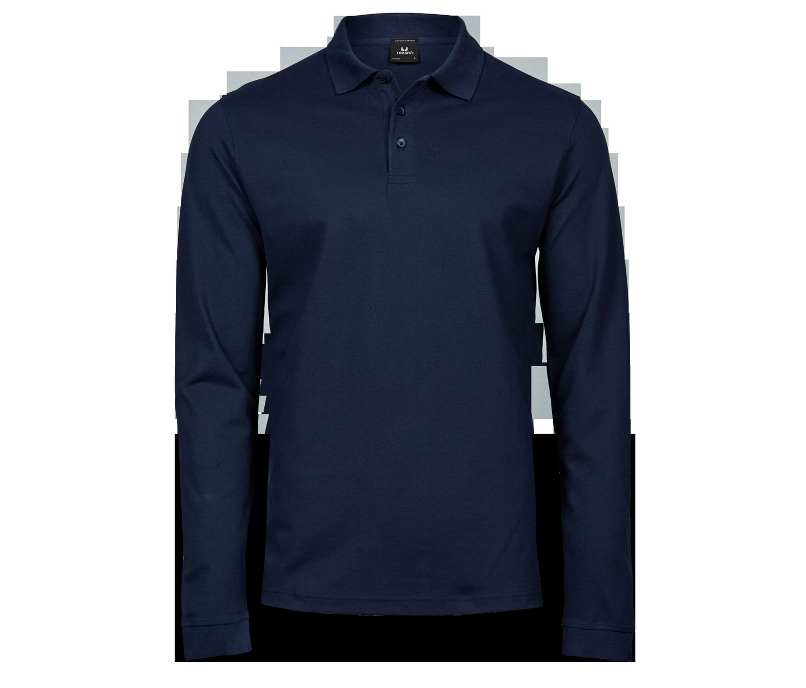 Polo stretch manches longues homme