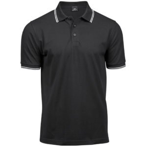 Polo homme col et manches contrastés – polo personnalisé